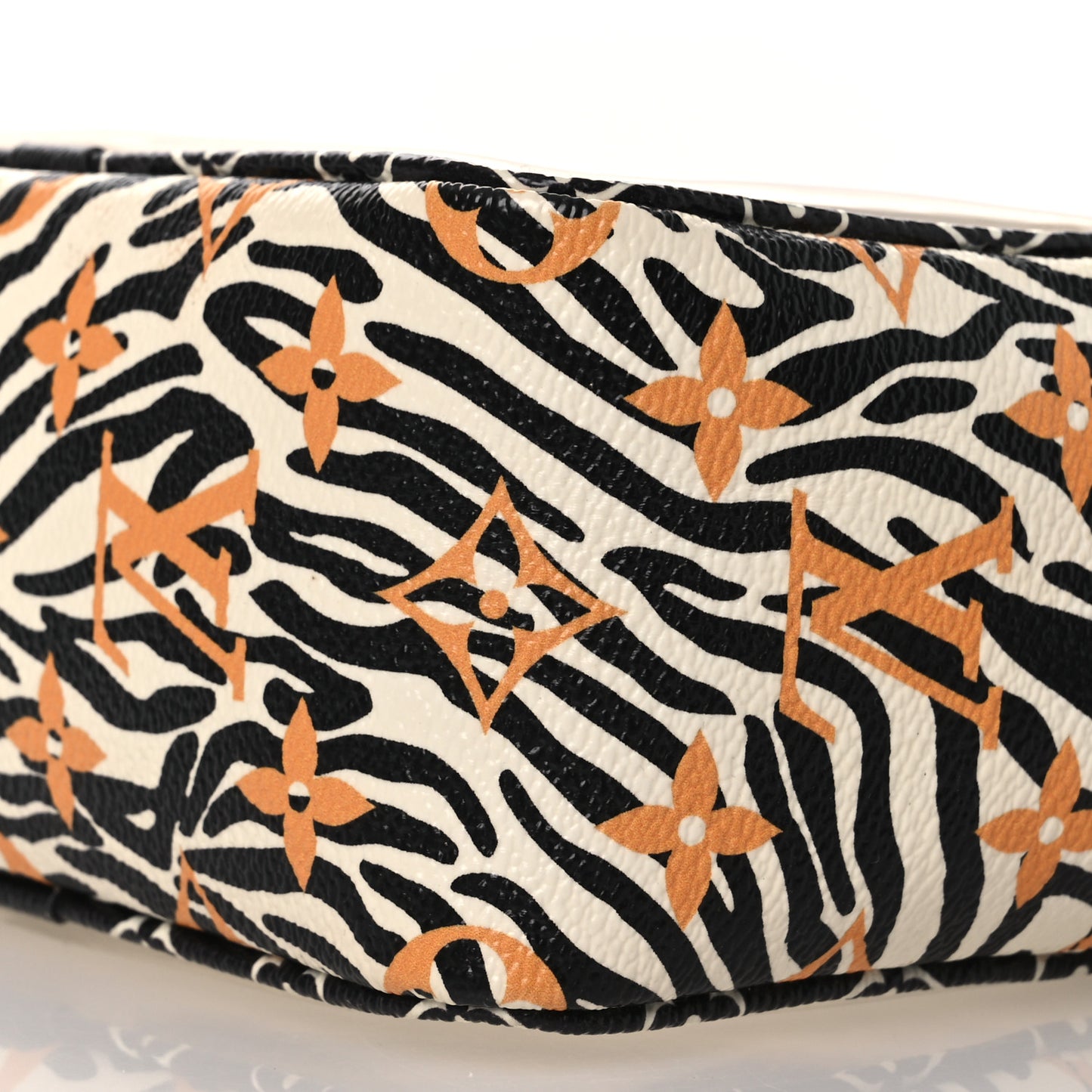 Monogram Giant Jungle Beach Pouch Ivory