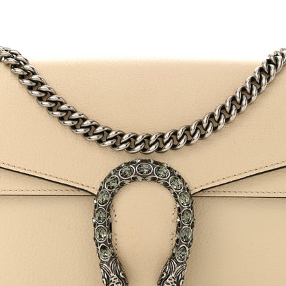 Gucci Textured Calfskin Crystal Small Dionysus Shoulder Bag Mystic White 8 of 16
