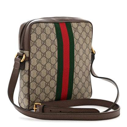 Gucci GG Supreme Monogram Web Small Ophidia Messenger Bag Brown 3 of 11