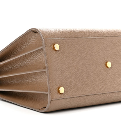 Saint Laurent Grained Calfskin Baby Sac De Jour Taupe 8 of 14