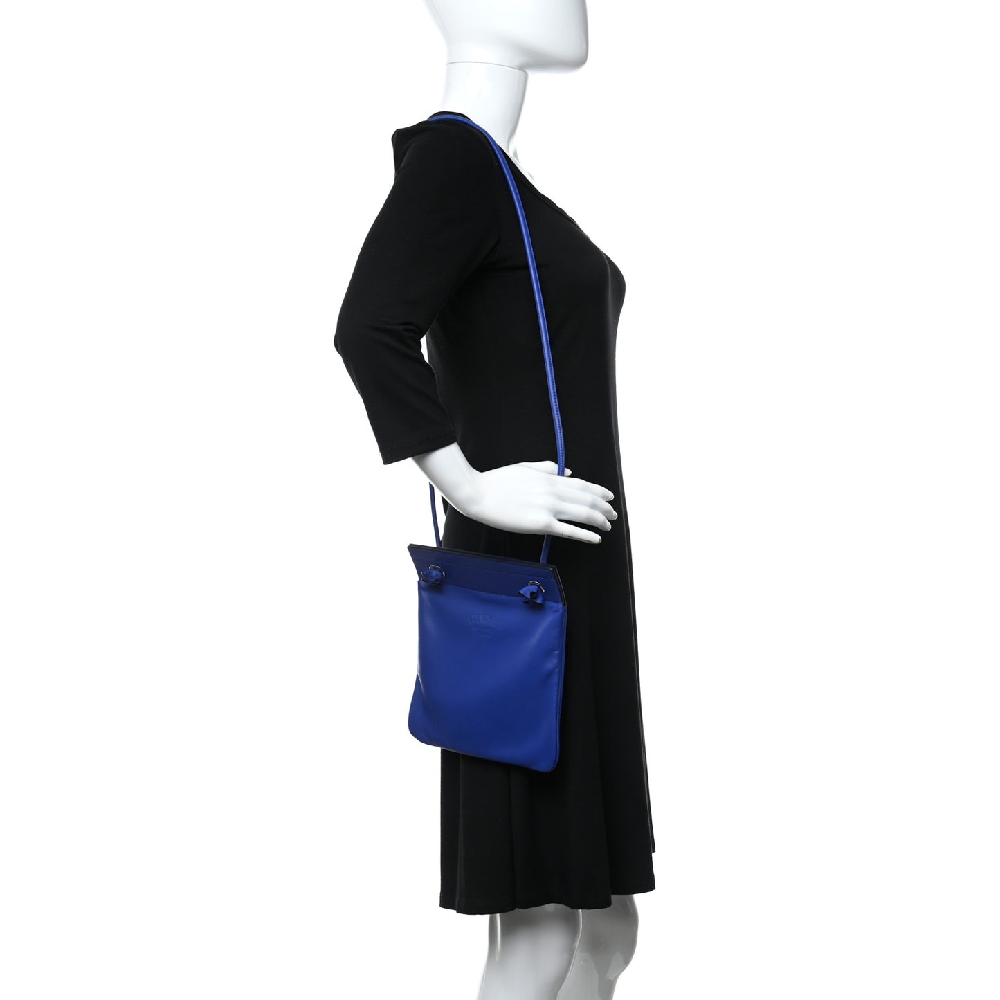 Milo Lambskin Swift Mini Aline Bleu Electrique