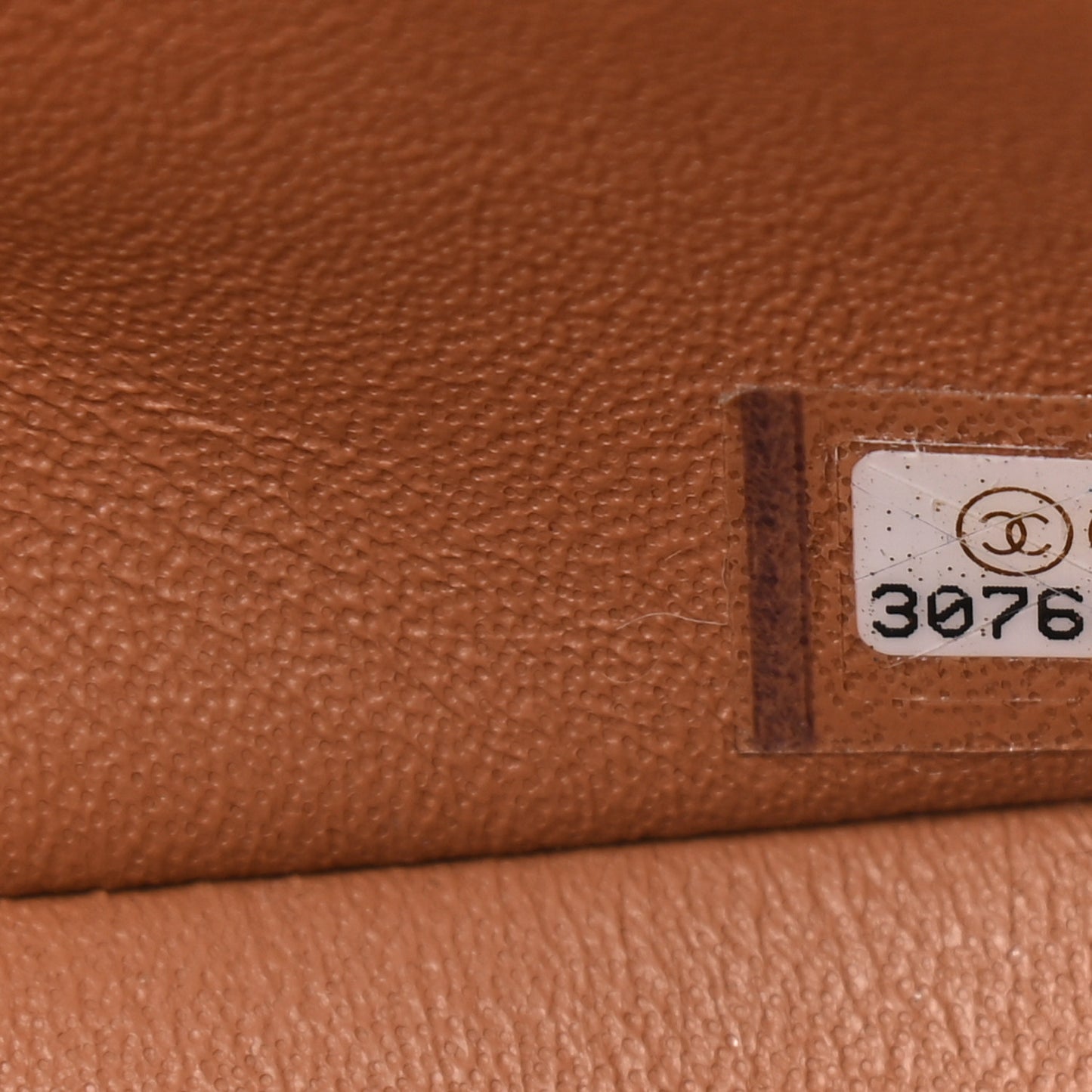 Lambskin Quilted Mini Rectangular Flap Brown
