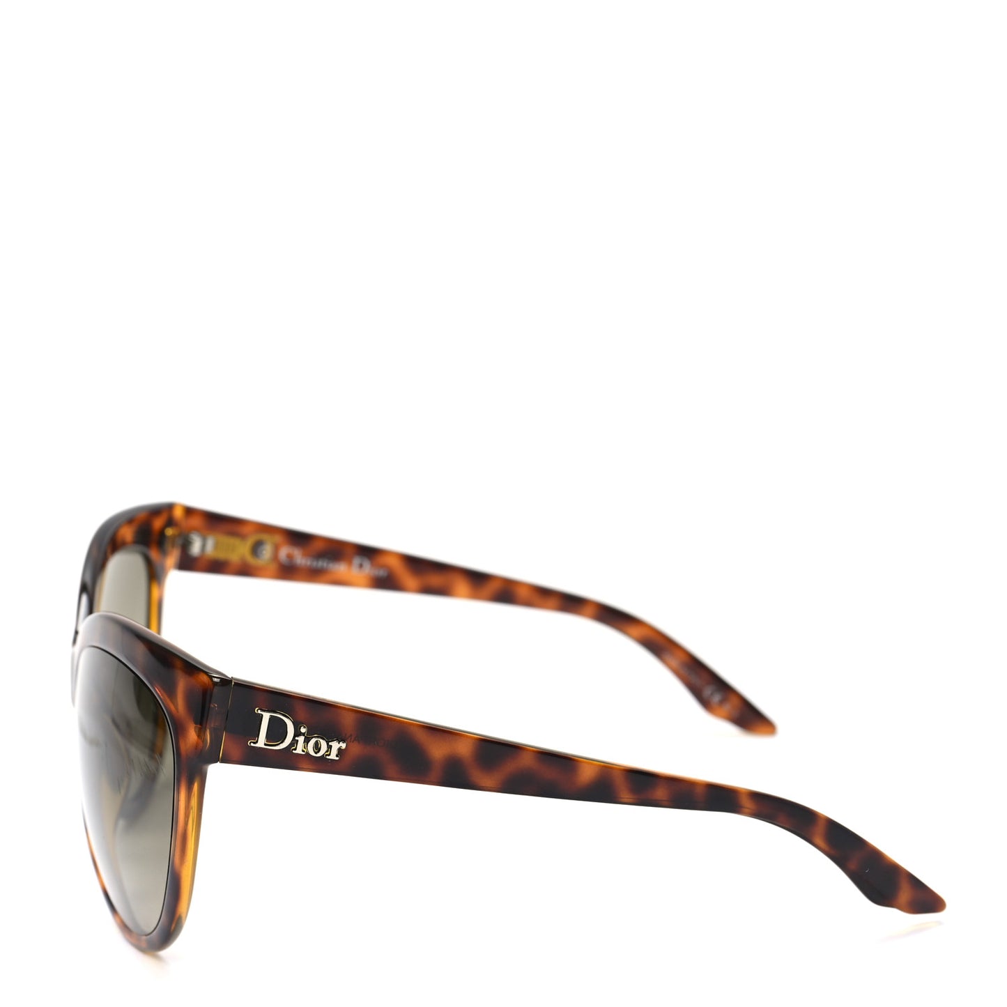 Acetate Round Dior Paname Sunglasses Tortoise