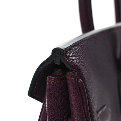Hermes Chevre Mangalore HAC Birkin 32 Raisin 9 of 11