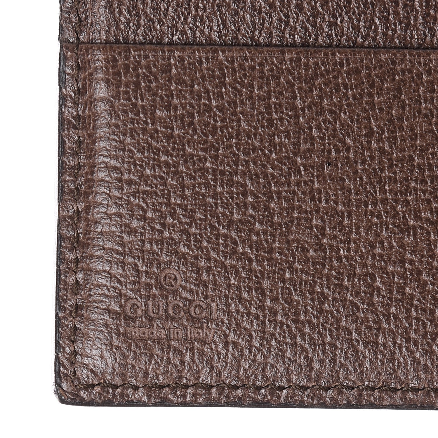 Gucci GG Supreme Monogram Web Ophidia French Flap Wallet Beige New Acero 6 of 7