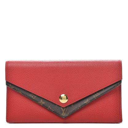 Louis Vuitton Calfskin Double V Wallet Rubis 1 of 6