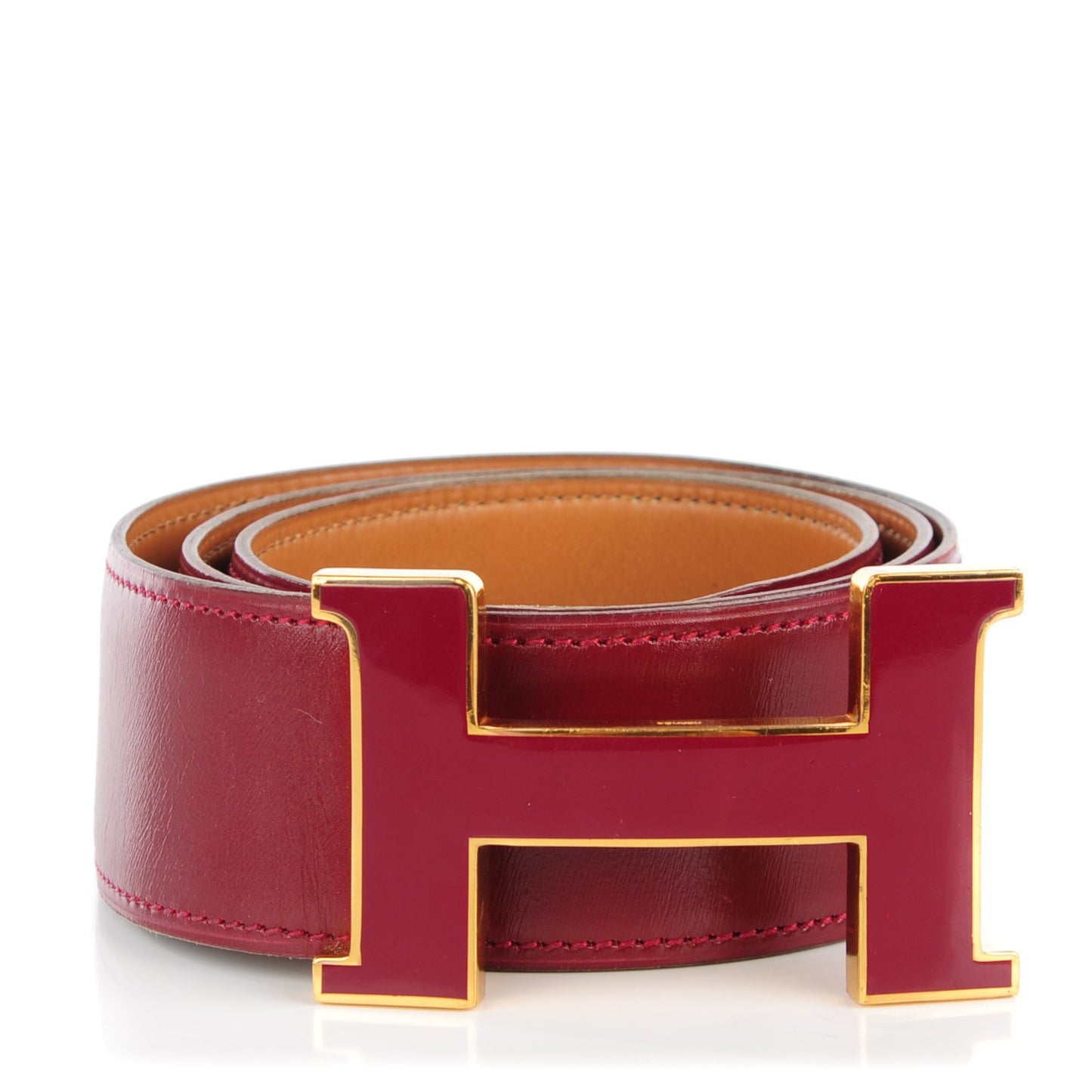 Box Enamel 42mm Constance Belt 80 Rouge H