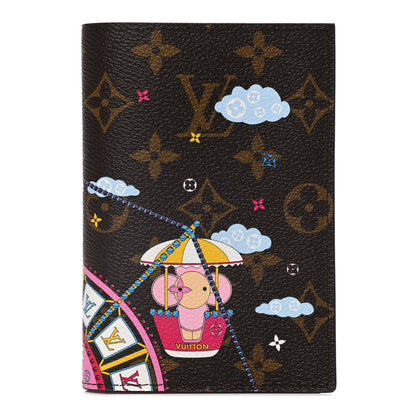 Louis Vuitton Monogram 2020 Christmas Animation Big Wheel Passport Cover Rose Ballerine 1 of 7