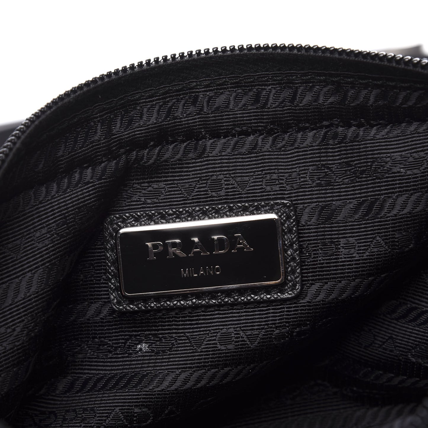 Tessuto Nylon Saffiano Belt Bag Blue