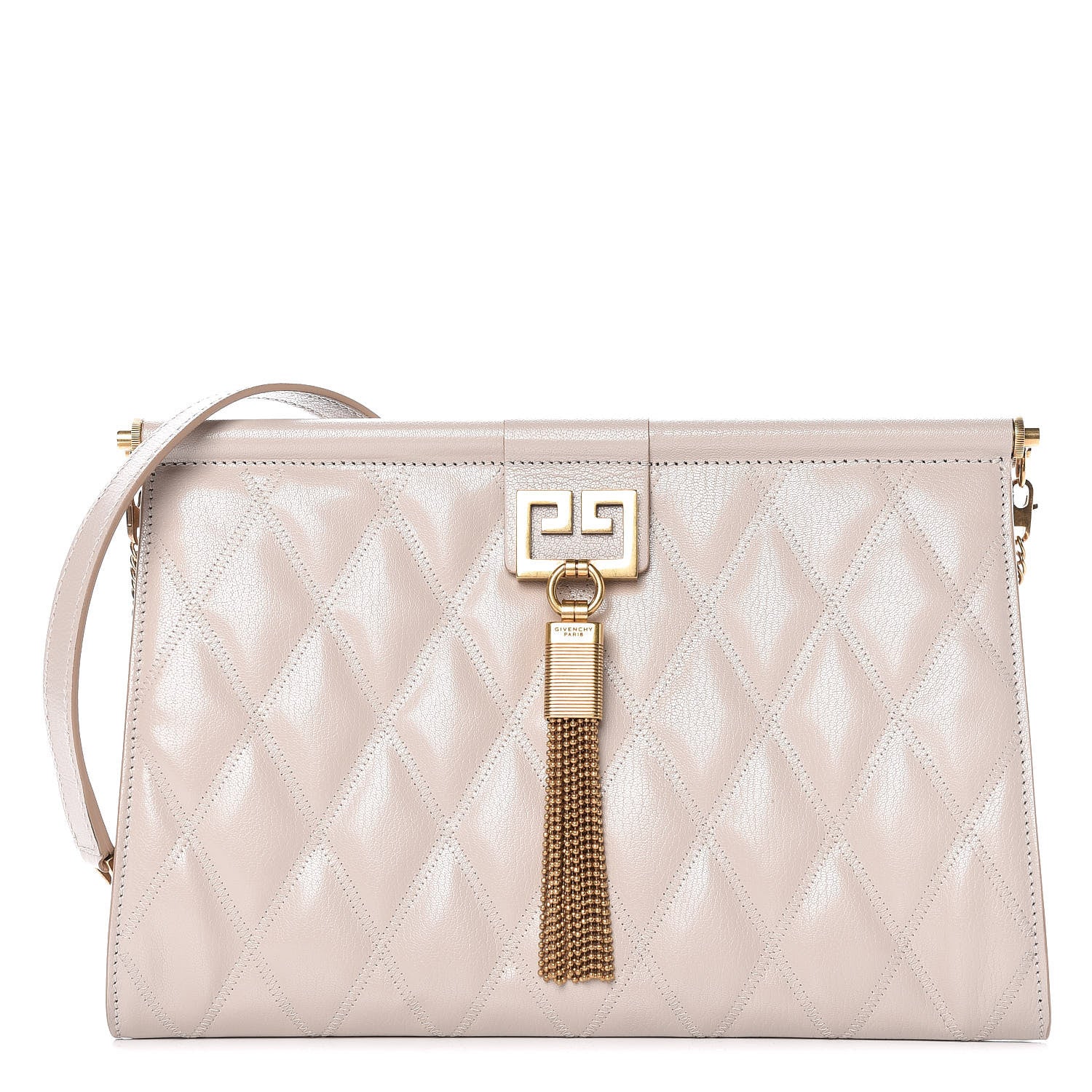 Givenchy Goatskin Quilted Medium Gem Bag Natural 1 of 8