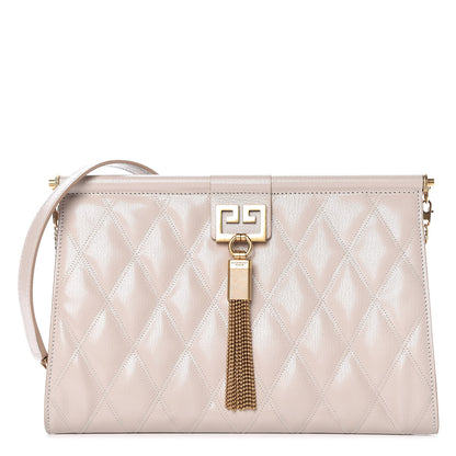 Givenchy Goatskin Quilted Medium Gem Bag Natural 1 of 8