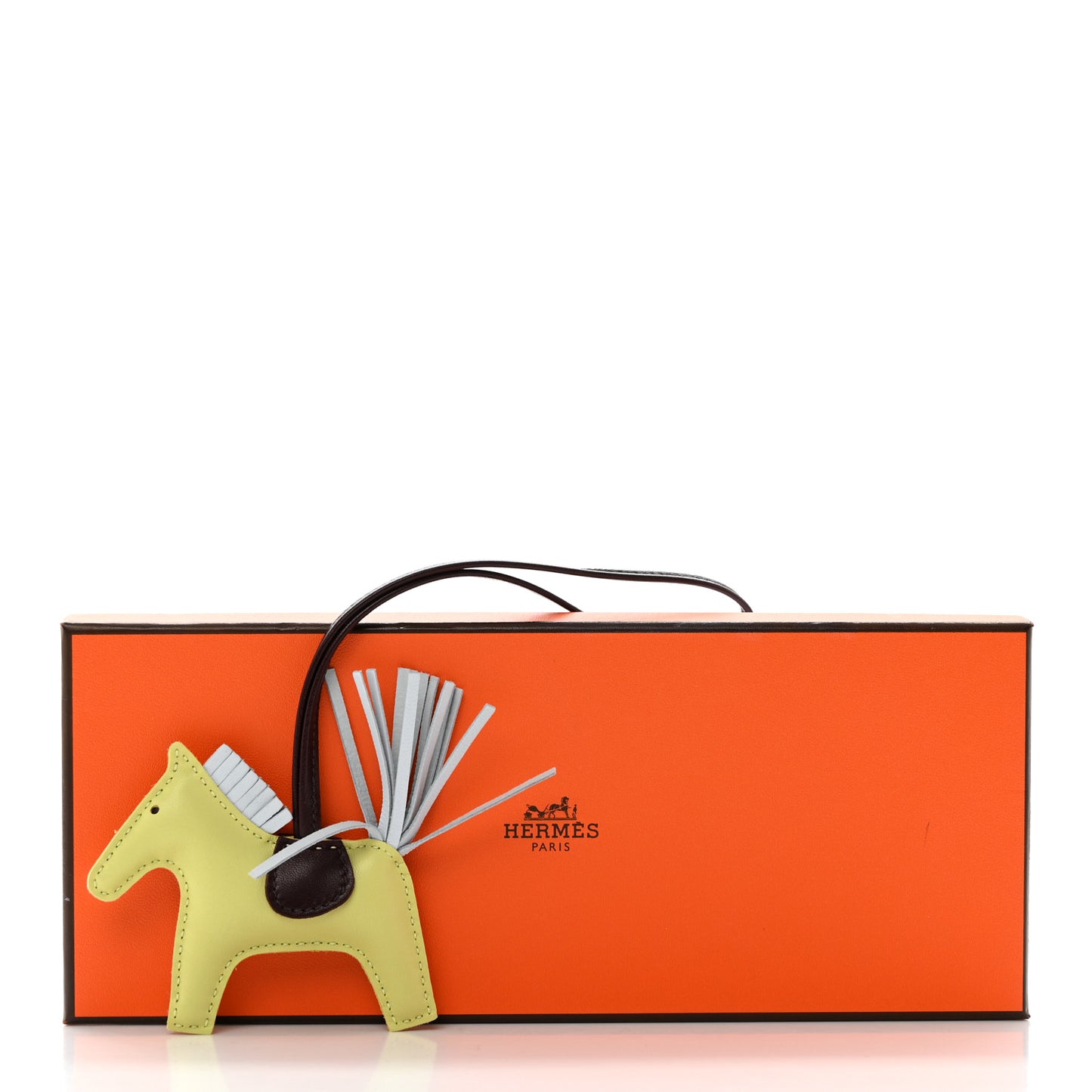 Milo Lambskin Grigri Rodeo Horse Bag Charm PM Jaune Bourgeon Bleu Brume Rouge Sellier