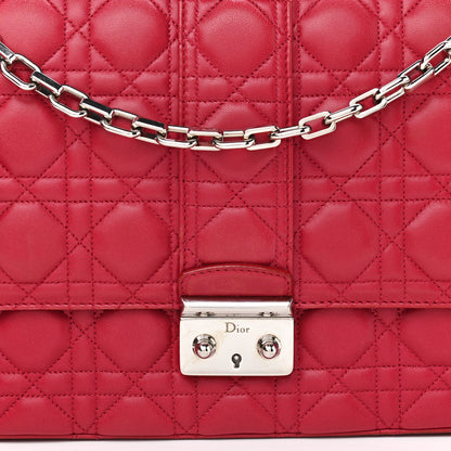 Christian Dior Lambskin Cannage Large Miss Dior Flap Pink 7 of 9