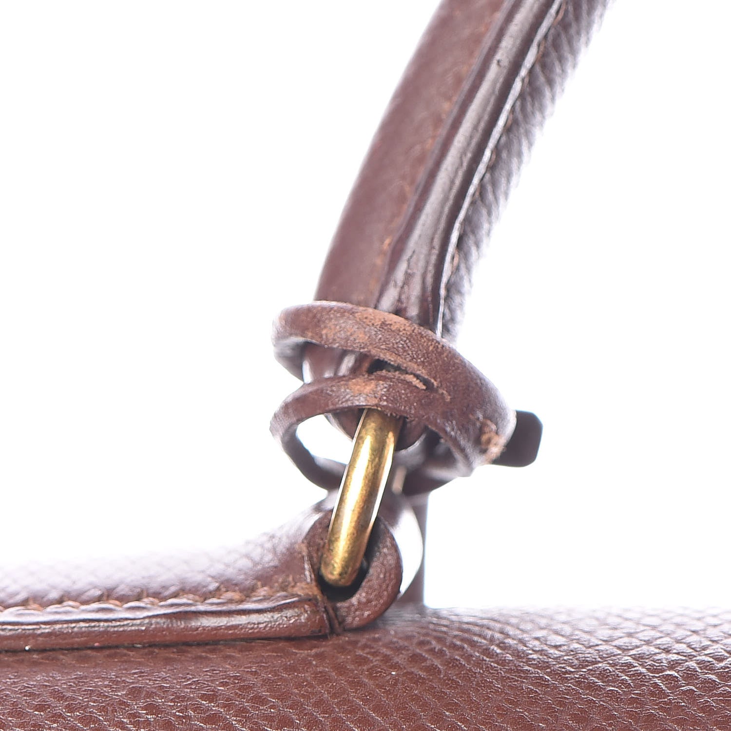Hermes Courchevel Kelly Sellier 32 Chocolate 33 of 34