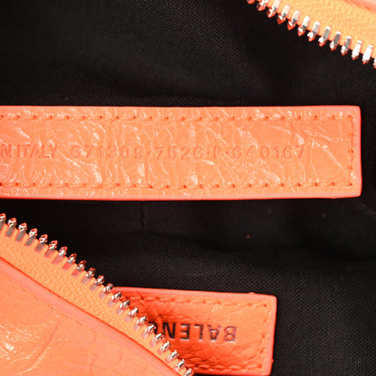 Balenciaga Agneau Arena Le Cagole Shoulder Bag XS Orange Orange 9 of 12