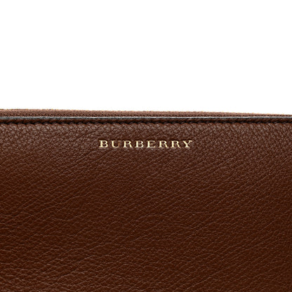 Burberry Calfskin House Check Elmore Zip Around Wallet Tan 7 of 8