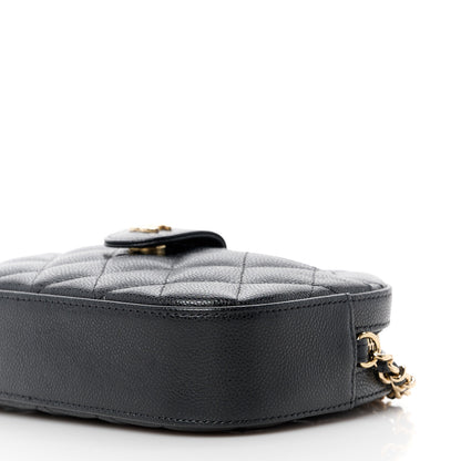 Chanel Caviar Quilted Chain Camera Bag Black 10 of 11