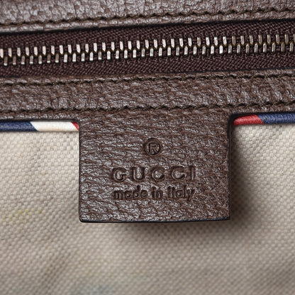 Gucci Soft GG Supreme Monogram Courrier Medium Crossbody Tote Beige New Acero 7 of 17