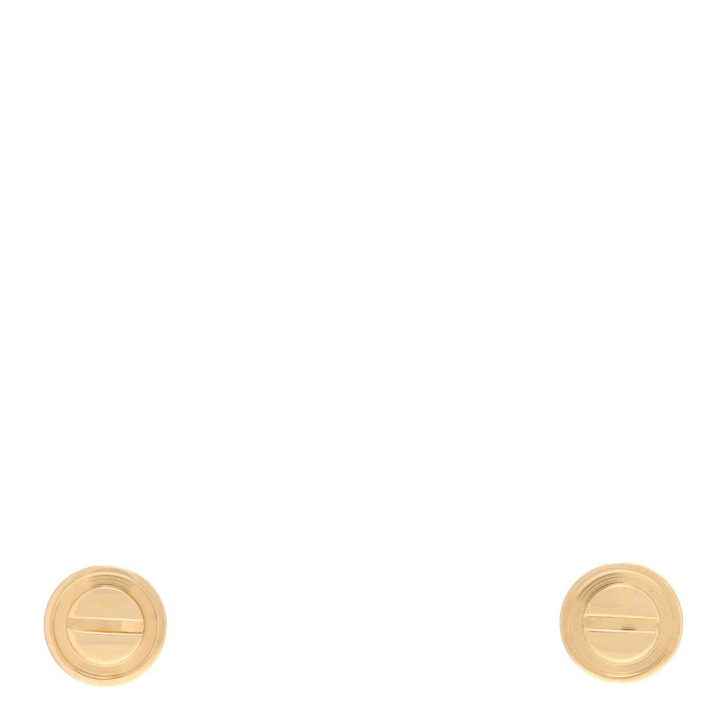 18K Yellow Gold LOVE Earrings