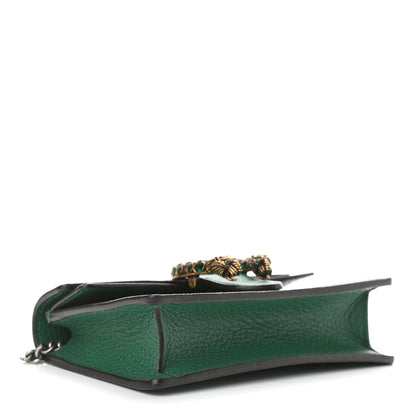 Gucci Calfskin Super Mini Dionysus Shoulder Bag Emerald 4 of 9