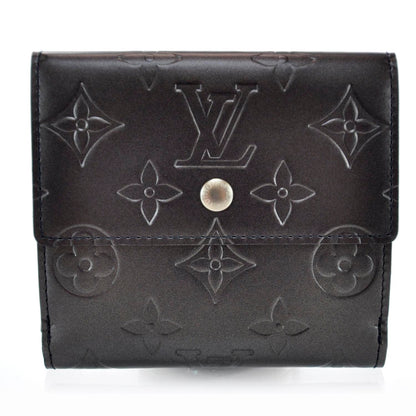 Louis Vuitton Mat Monogram Elise Wallet Black 1 of 7