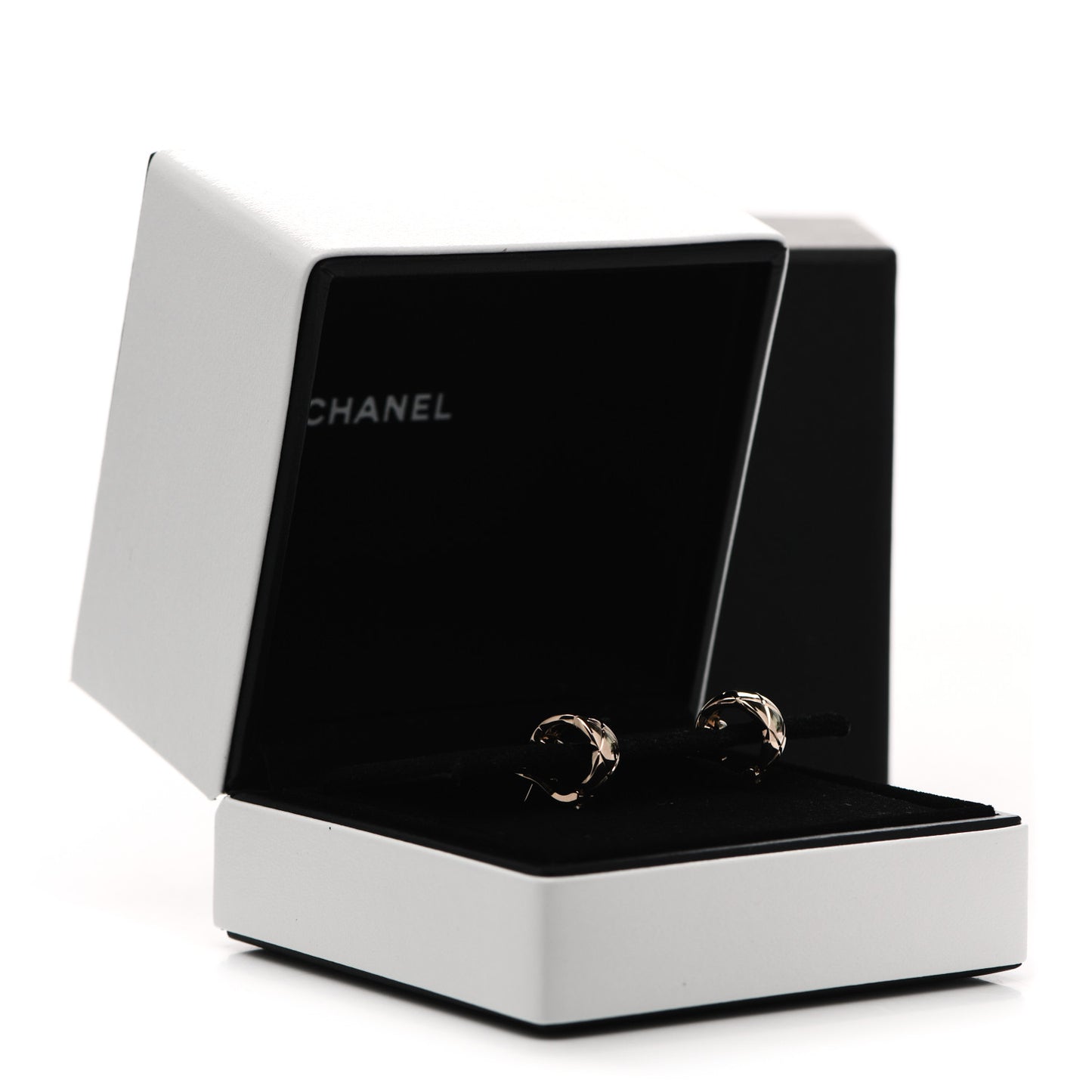 18K Beige Gold Coco Crush Hoop Earrings