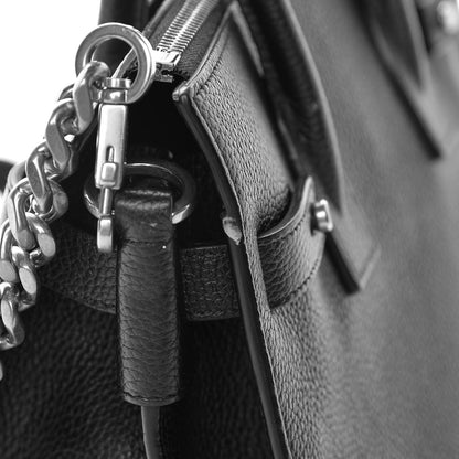 Saint Laurent Grained Calfskin Baby Supple Sac De Jour Black 13 of 14