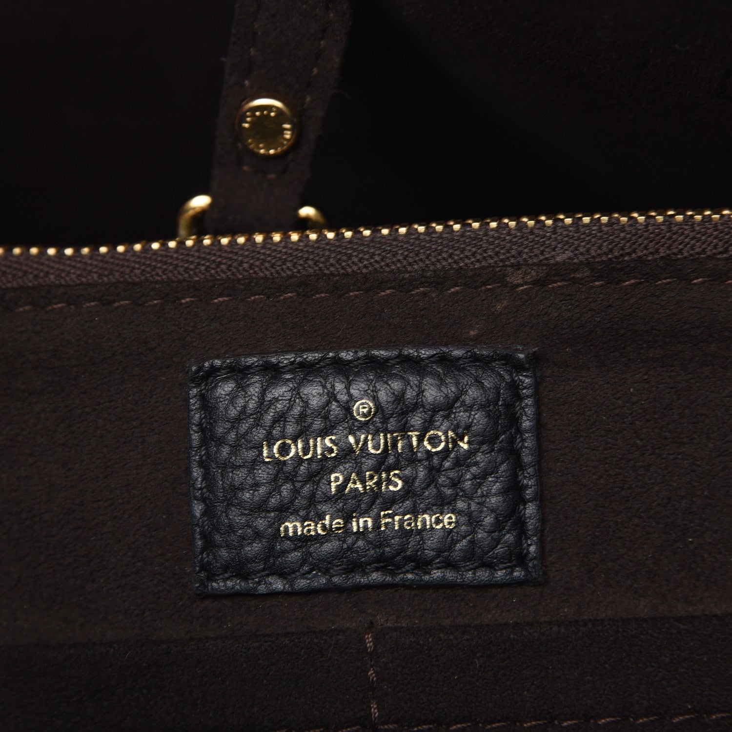 Louis Vuitton Calfskin Monogram Kimono Tote Black 6 of 7