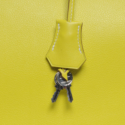 Hermes Swift Candy Birkin 35 Lime 10 of 11