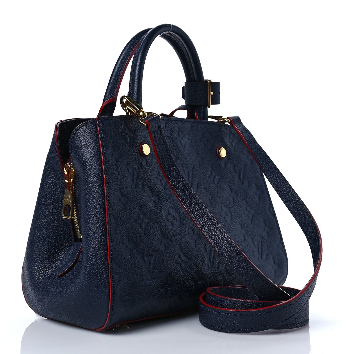 Louis Vuitton Empreinte Montaigne BB Marine Rouge 3 of 7