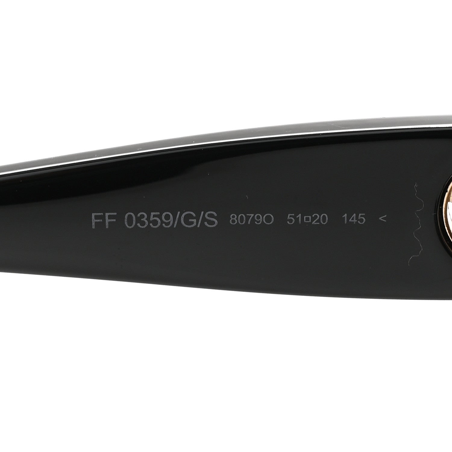 Fendi Acetate F is Fendi Sunglasses FF 0359/G/S Black 1830843