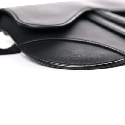 Christian Dior Ultra Matte Calfskin Saddle Belt Bag Black 7 of 11