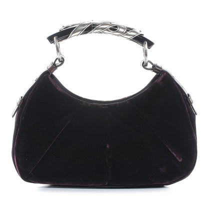Saint Laurent Velvet Mombasa Small Purple 1 of 7