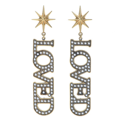 Gucci Pearl Loved Earrings Aged Gold 1 of 6