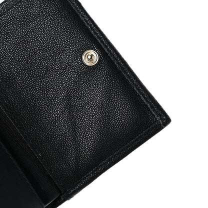 Chanel Caviar Quilted Small Boy Flap Wallet Black 11 of 14