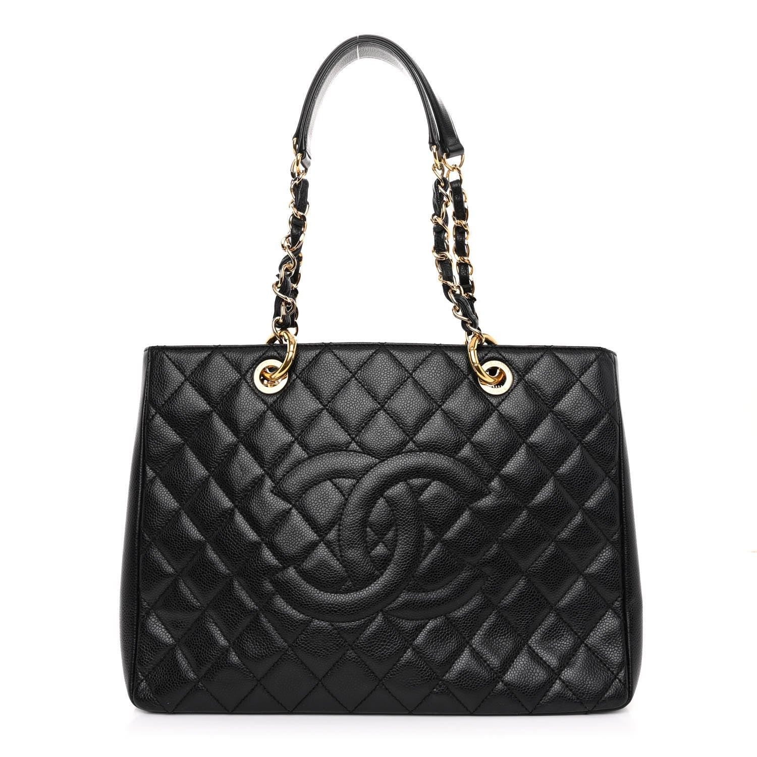 Chanel Caviar Quilted Grand Shopping Tote GST Black 1 of 9
