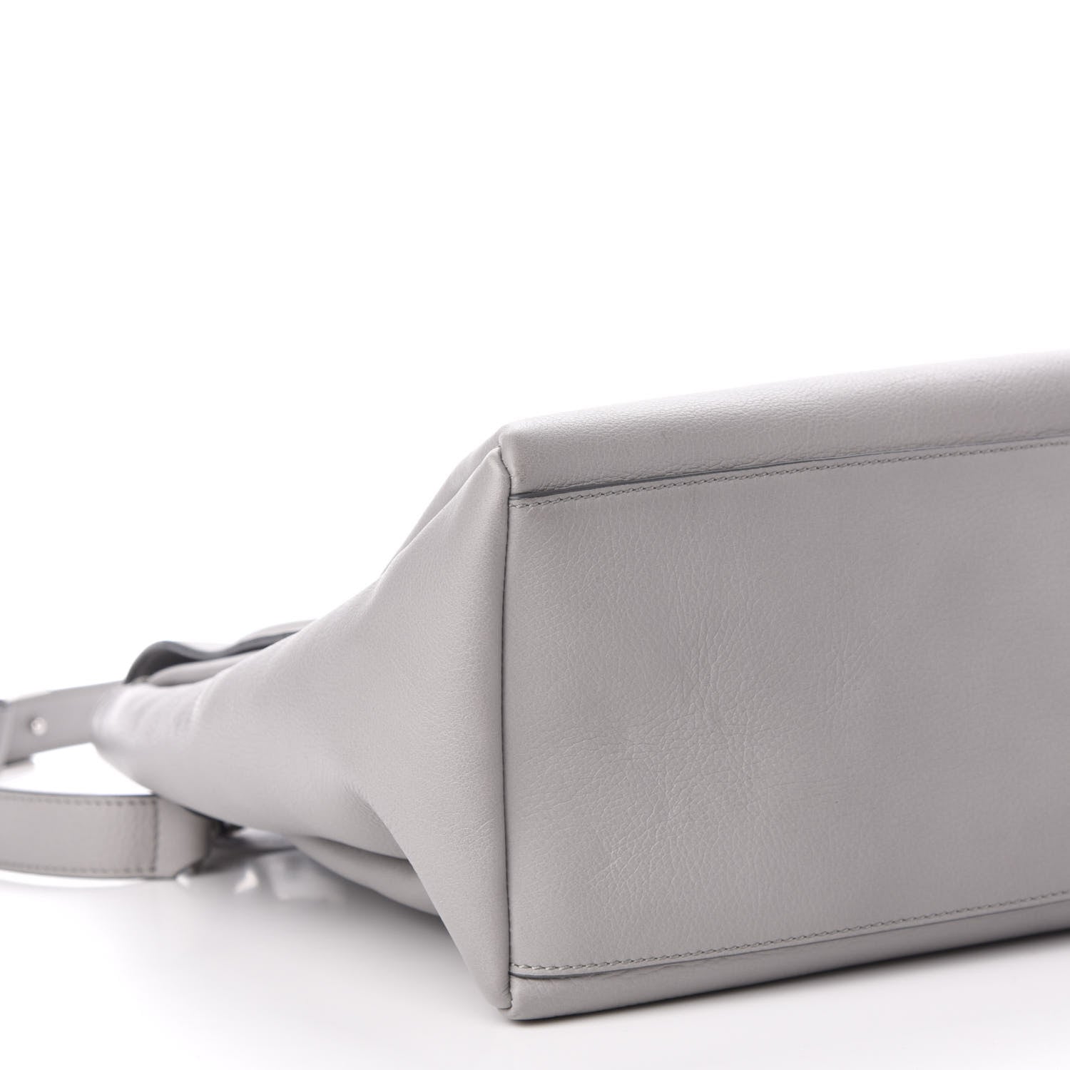 Givenchy Grained Calfskin Medium Pandora Pure Flap Bag Pearl Grey 8 of 12
