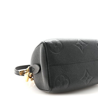 Louis Vuitton Empreinte Monogram Giant Speedy Bandouliere 20 Black 8 of 9