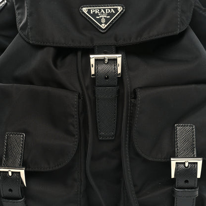 Prada Re-Nylon Saffiano Medium Backpack Black 9 of 11