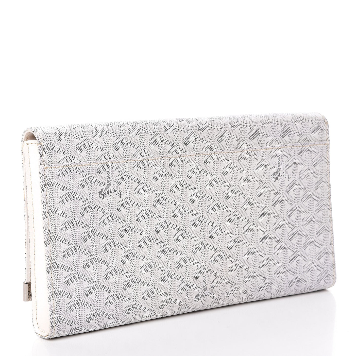 Goyardine Monte Carlo Bois Clutch White