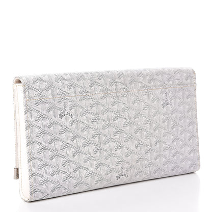 Goyard Goyardine Monte Carlo Bois Clutch White 3 of 9