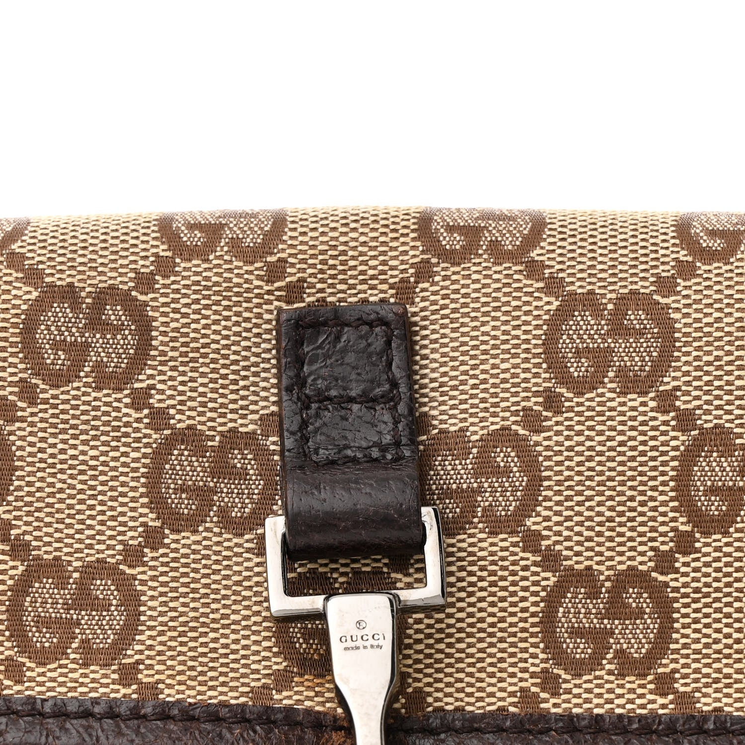 Gucci GG Monogram Flight Belt Bag Dark Brown 8 of 13