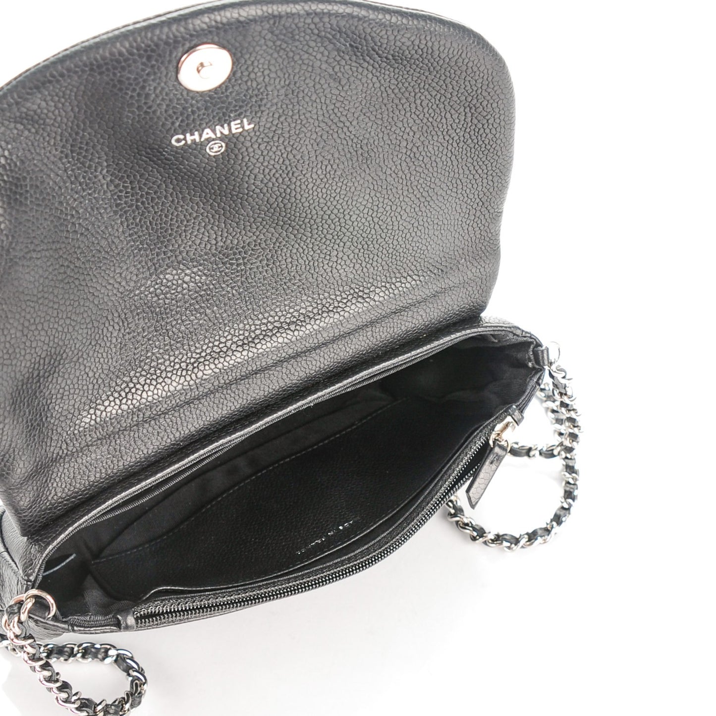 Caviar Half Moon Wallet On Chain WOC Black