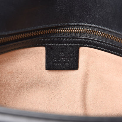 Gucci Calfskin Matelasse Large GG Marmont Shoulder Bag Black 6 of 17