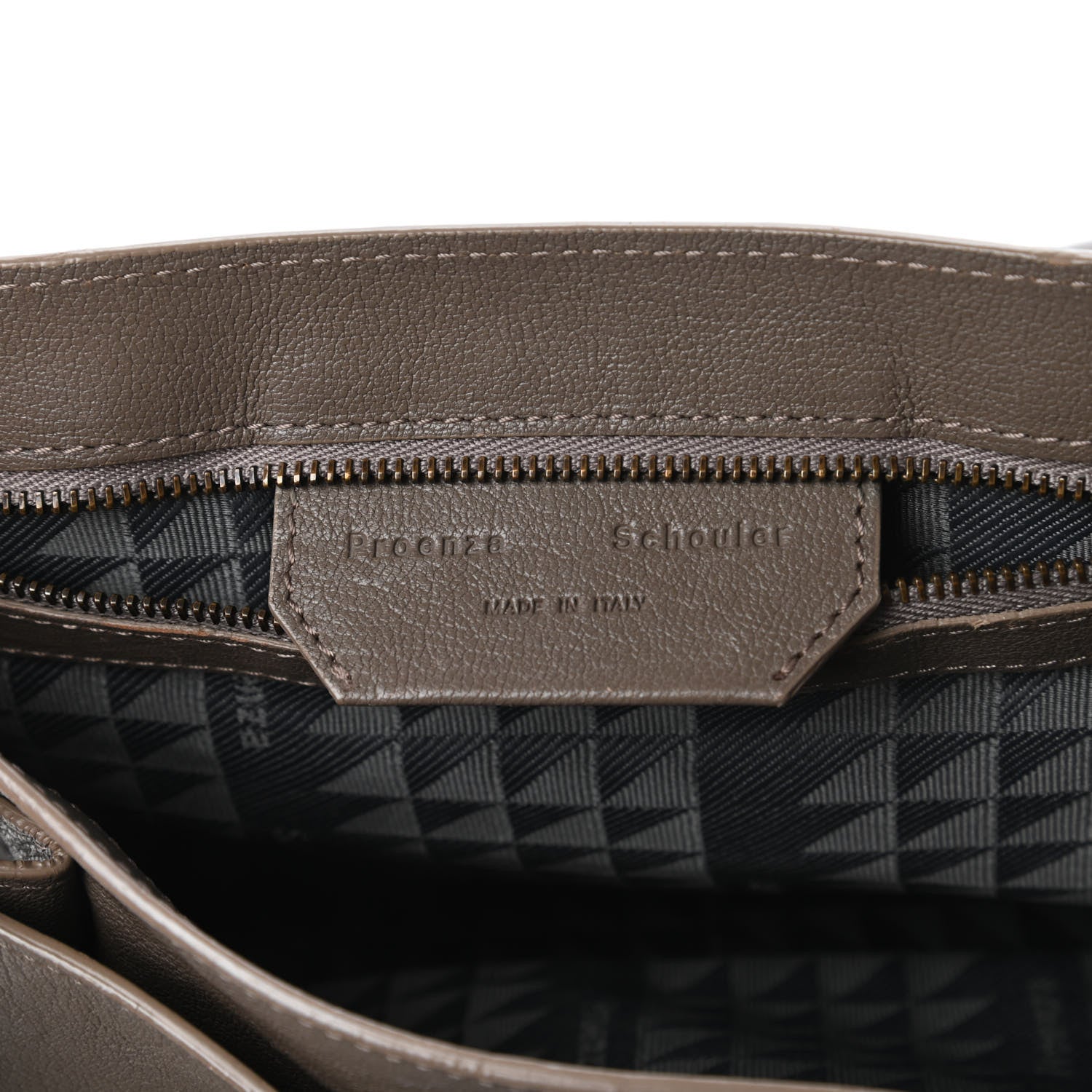 Proenza Schouler Lambskin Tiny PS1 Satchel Smoke 8 of 20