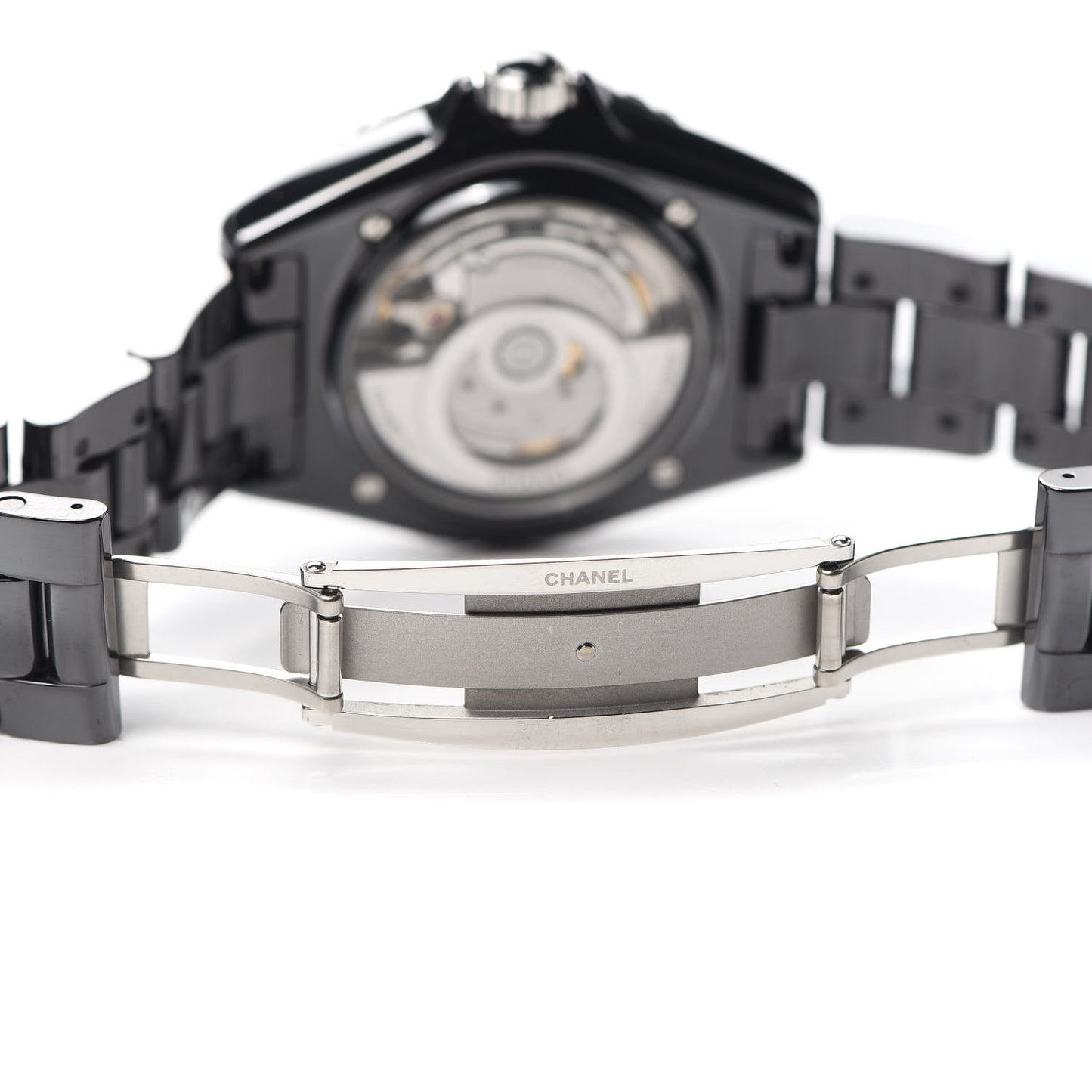 Stainless Steel Ceramic 38mm J12 Automatic Watch Black