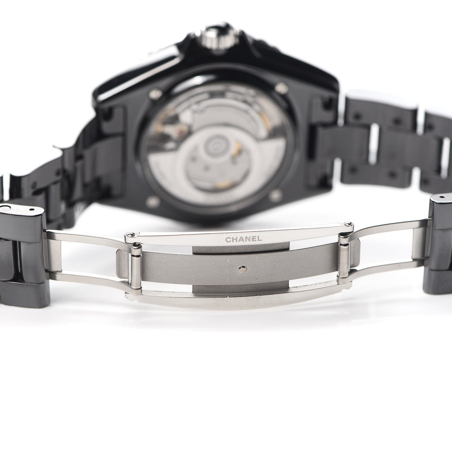 Chanel Stainless Steel Ceramic 38mm J12 Automatic Watch Black 5 of 6