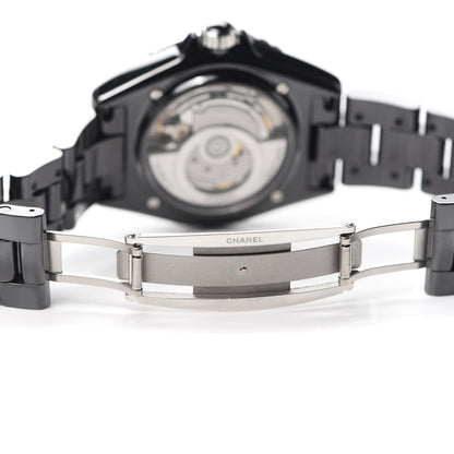 Chanel Stainless Steel Ceramic 38mm J12 Automatic Watch Black 5 of 6