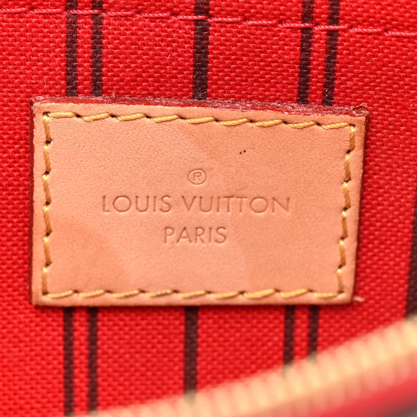 Monogram Neverfull MM GM Pochette Cherry
