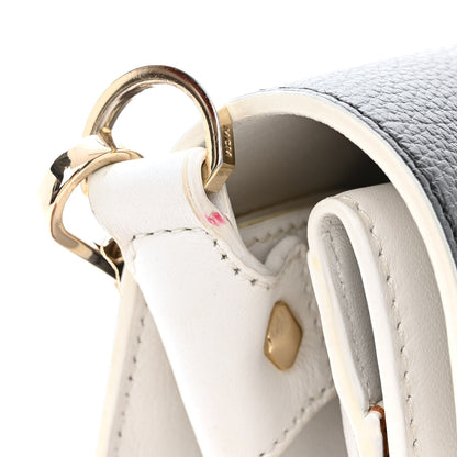 MCM Visetos Calfskin Small Patricia Crossbody Bag Cognac White Black 11 of 15